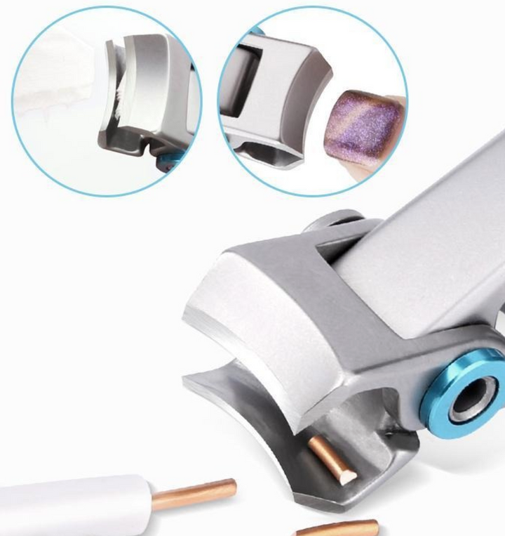Rustfrit stål negleklipper til tykke tånegle. Ergonomisk greb for nem manicure og pedikure.