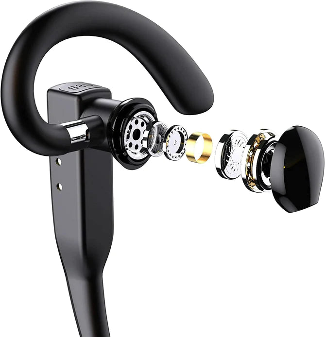 Trådløst Bluetooth 5.1 headset med krystalklar lydkvalitet for optimale samtaler og medieoplevelser.