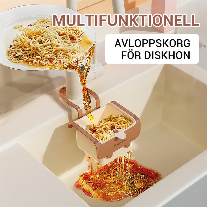 PureFlow afløbskurv til køkkenvask. Fanger madrester effektivt og holder vasken ren.