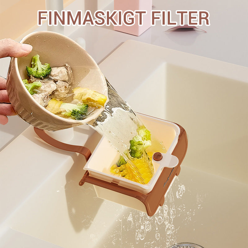 Håndfri PureFlow afløbskurv; nemt at fjerne madrester fra vasken og opretholde hygiejne.