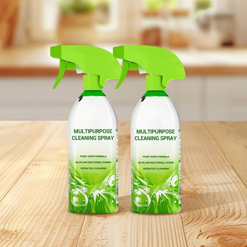 PureShine Multi-Action rengøringsspray. Universel plet- og fedtfjerner for enestående glans i hjemmet.