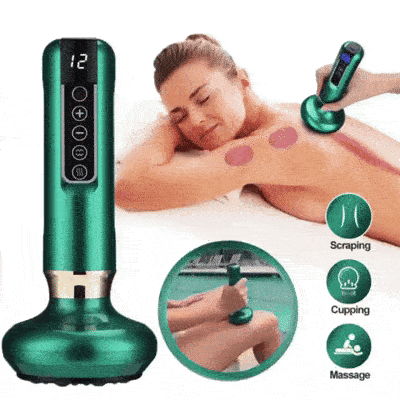 Professionel anti-cellulite og hudopstramning derhjemme med RadiancePulse massageapparat og infrarød varme.