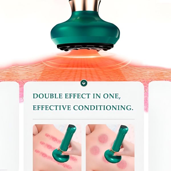 RadiancePulse ergonomisk cellulite massageapparat med avancerede funktioner til skønheds- og kropspleje.