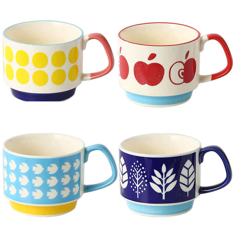Retro kaffekopper kombinerer 50'er design med en moderne, men charmerende kaffeoplevelse.