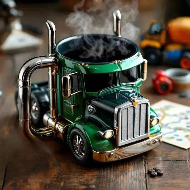 Elegant trailermugg i rustfrit stål. En solid gaveidé.