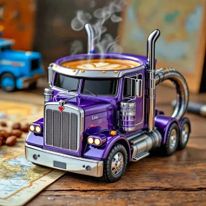 Solid trailermugg i rustfrit stål til kaffe eller te på turen.