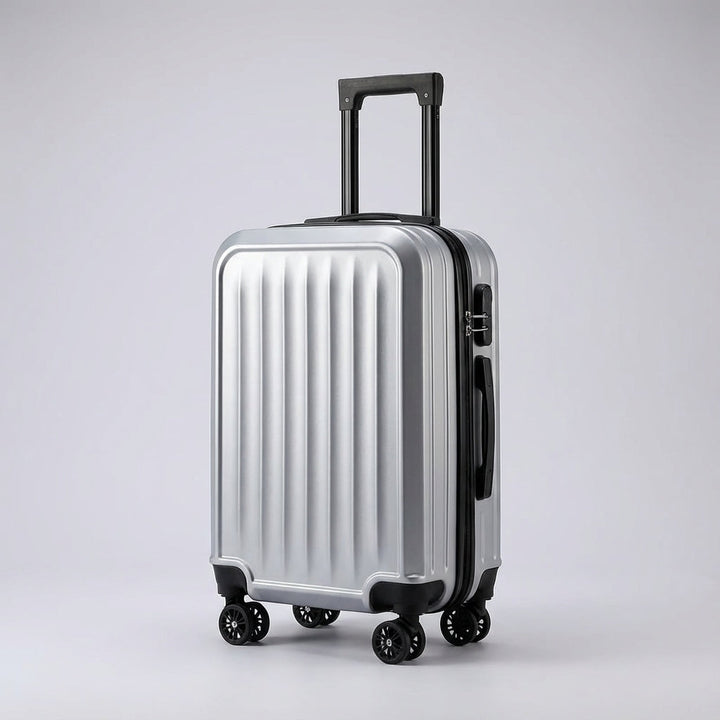 Sikker og stilfuld Traveon rejsekuffert. Robust riflet design for beskyttelse af din bagage under ferie rejse.