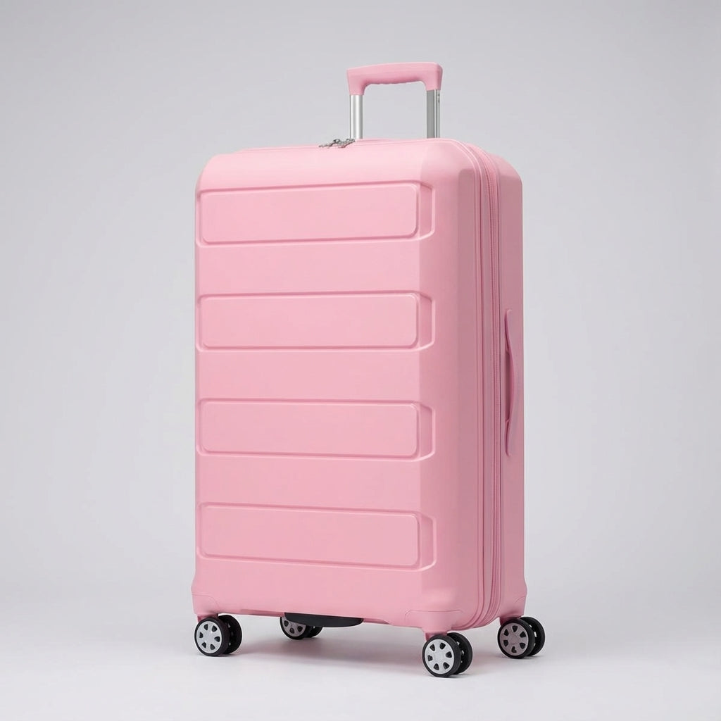 Solid hardcase bagagekuffert med udvidelse og smidige spinnerhjul for alle rejsende.