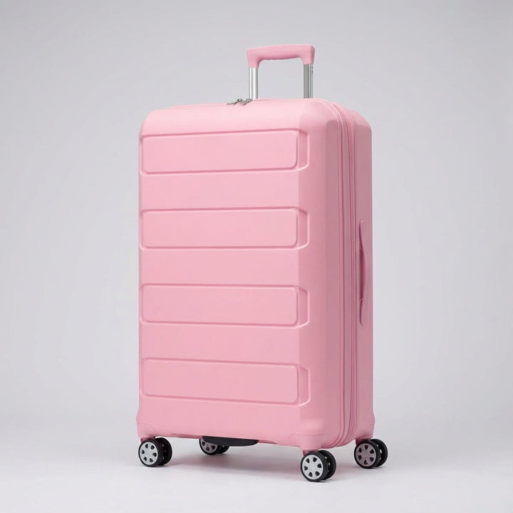 Solid hardcase bagagekuffert med udvidelse og smidige spinnerhjul for alle rejsende.