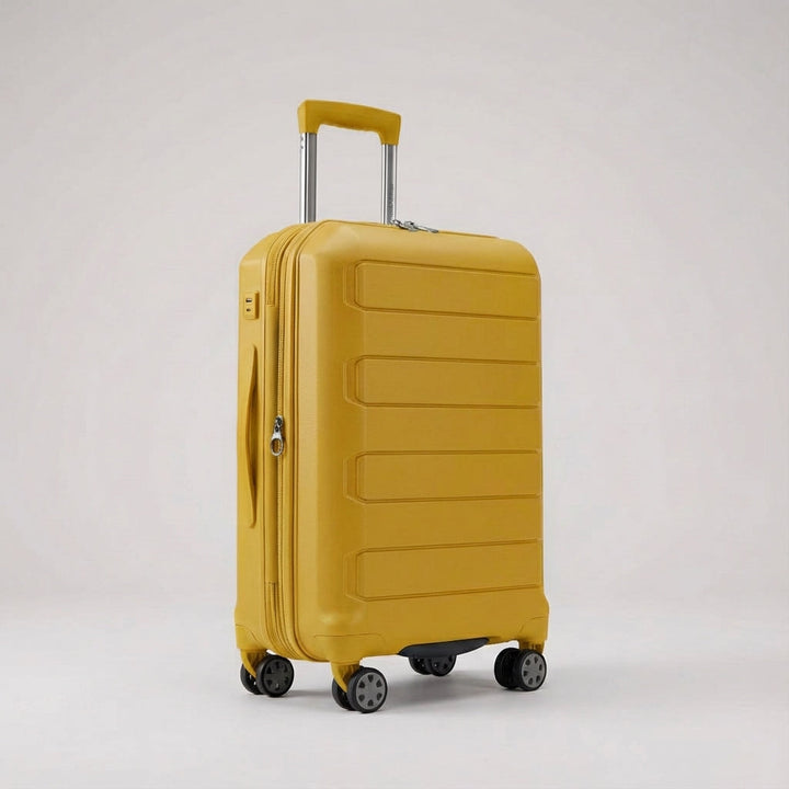Håndbagage kuffert hardcase, udvidelig med spinnerhjul. Din funktionelle og lette rejsekammerat.
