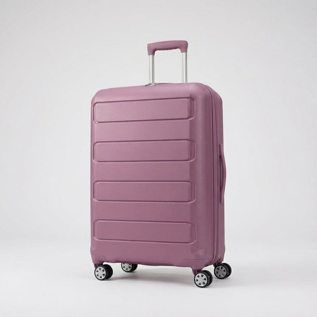 Alsidig hardcase rejsetaske med udvidelse, spinnerhjul og robust design til enhver rejse.