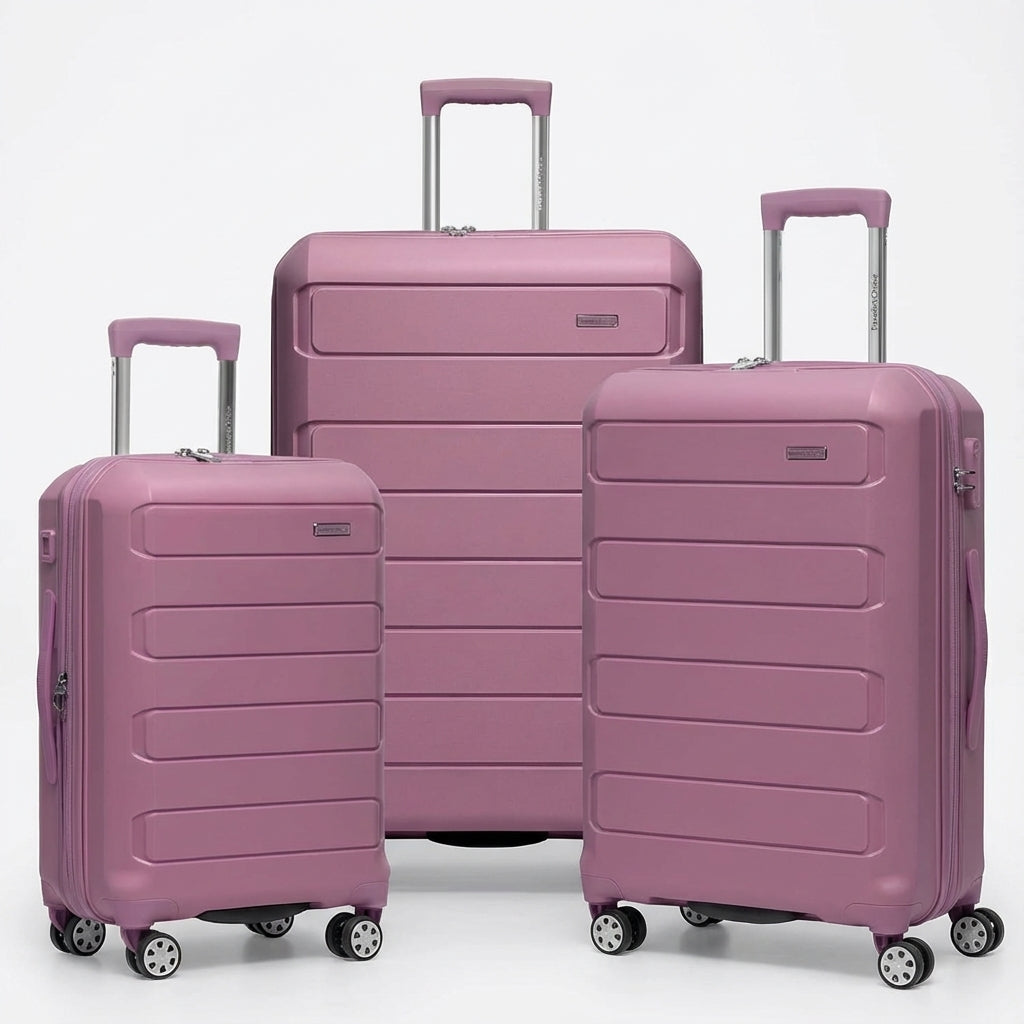 Nem at transportere: hardcase kuffert med udvidelse, spinnerhjul. Perfekt som håndbagage.