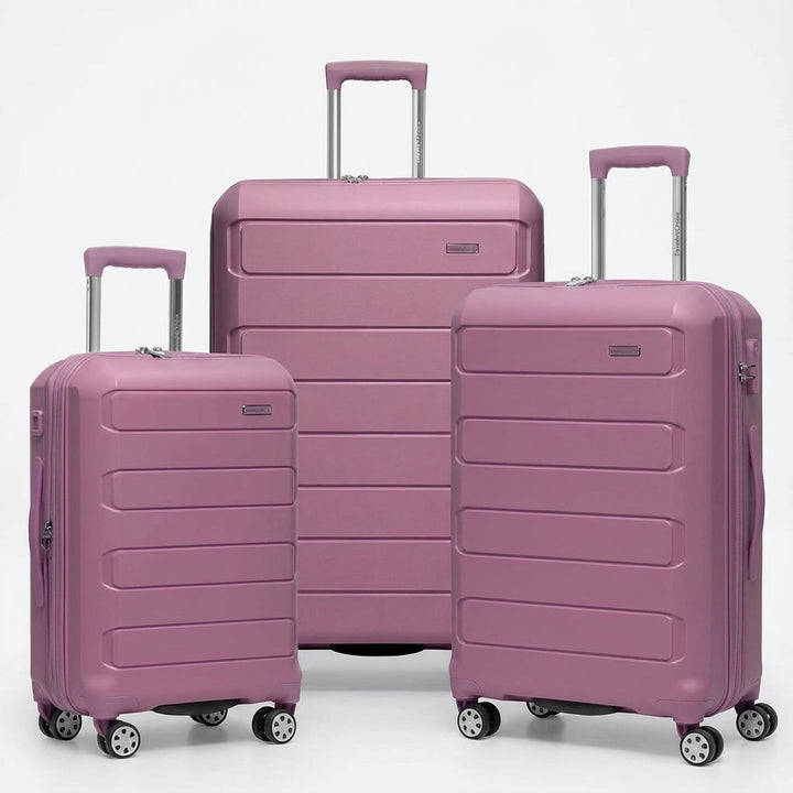 Nem at transportere: hardcase kuffert med udvidelse, spinnerhjul. Perfekt som håndbagage.