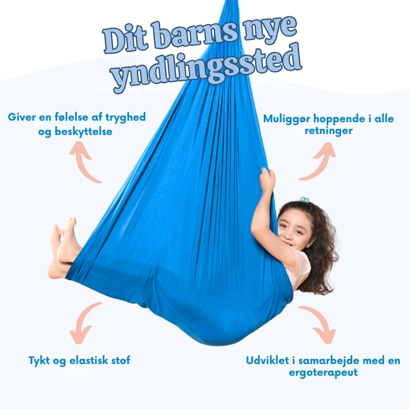 Sansegynge der beroliger og øger fokus. Fremragende til sanseintegration og afslapning for alle børn.