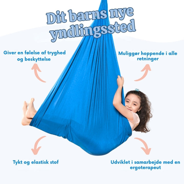 Sansegynge der beroliger og øger fokus. Fremragende til sanseintegration og afslapning for alle børn.