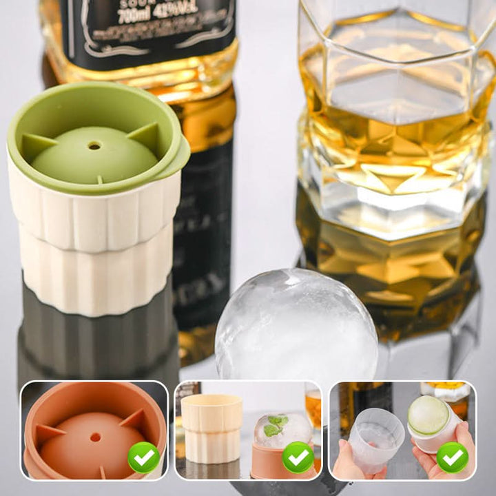 Disse isforme er ideelle til at lave iskugler til drinks og cocktails. Et must-have barudstyr.