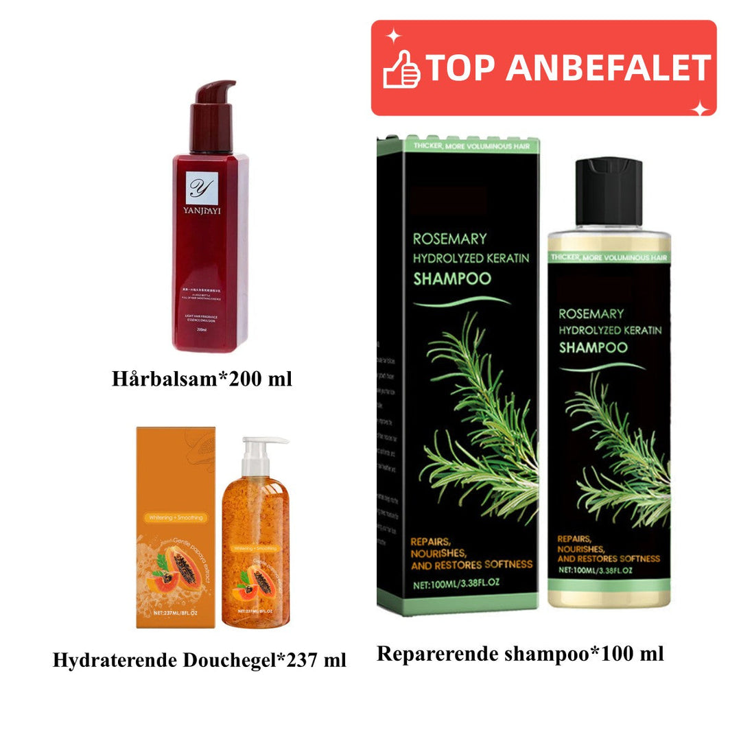 Hårserum SilqAura: for glansfuldt, blødt hår. Reparerer, nærer og plejer hovedbunden.