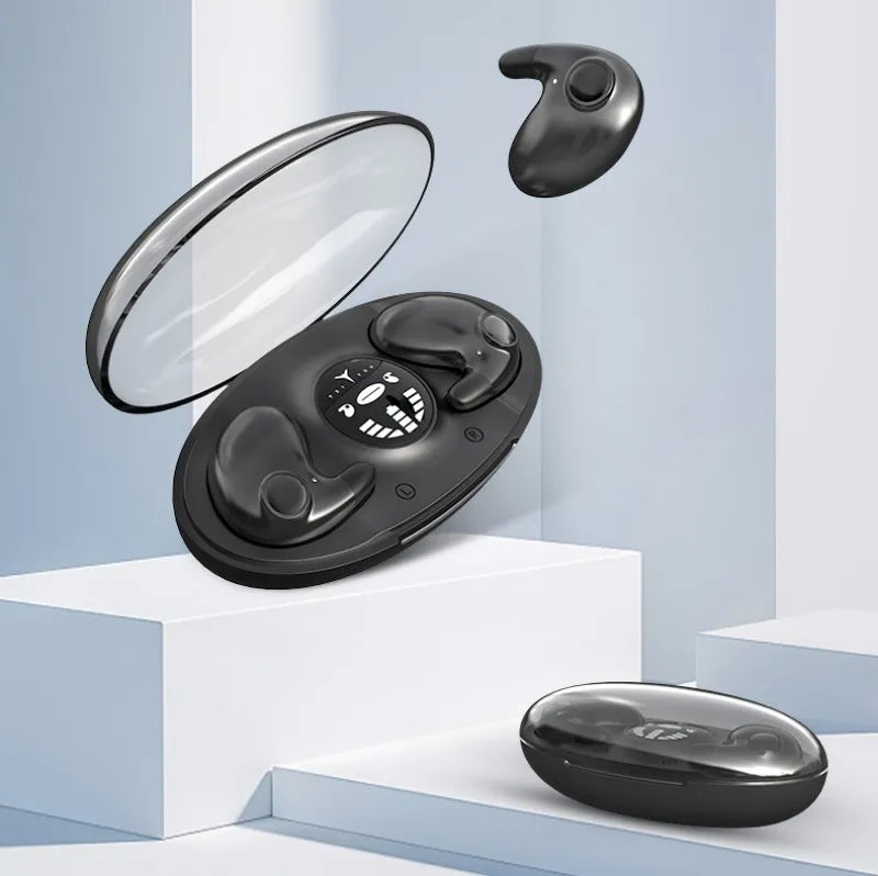 Vandafvisende SnoozePods IPX5 trådløse søvnhøretelefoner. Komfortable, lette og holdbare til daglig brug.