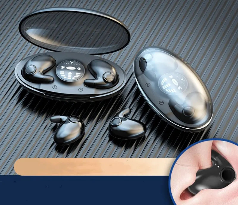 SnoozePods trådløse høretelefoner til afslapning. Komfortable mini-ørepropper med aktiv støjreduktion.