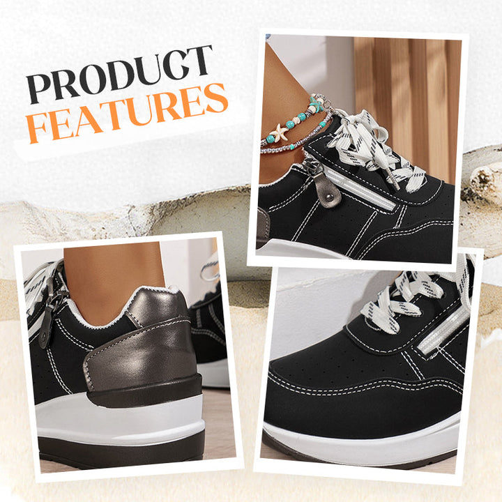 Solaria plateausko, moderne dame sneakers for et trendy og afslappet look.