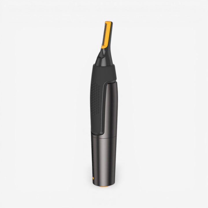 Sort EdgeTrim præcisionstrimmer med LED-lys til mænds detaljepleje. Trådløs og ergonomisk design.