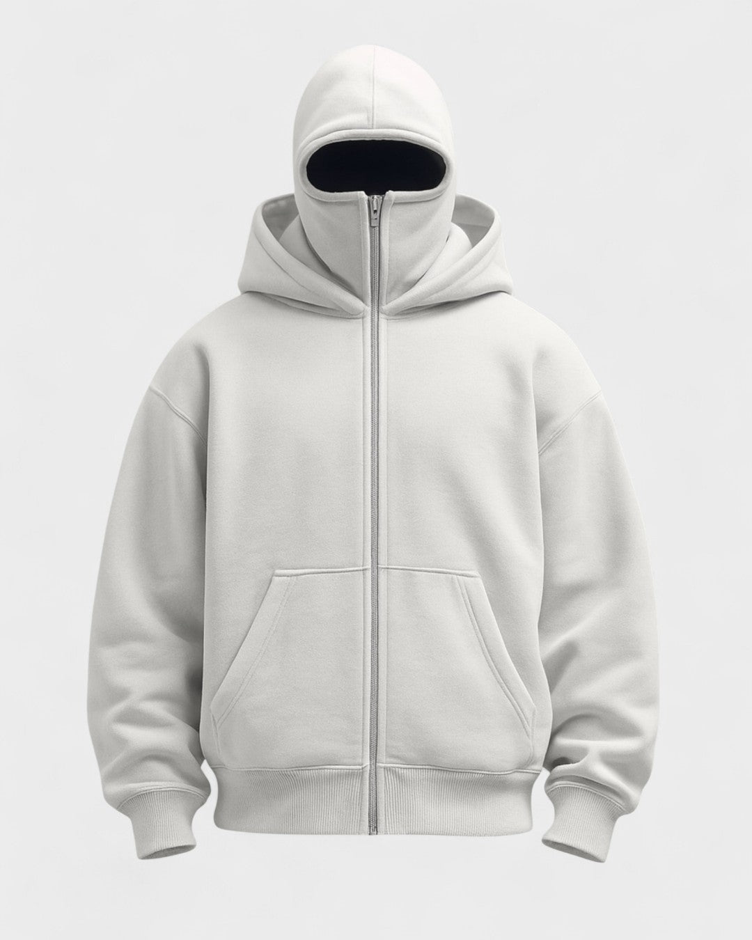 Varm unisex hættetrøje med fuld lynlås i blød fleece. Komfortabel og moderne til koldt vejr.