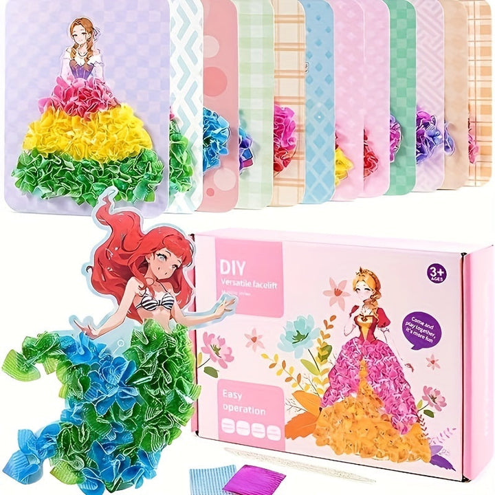 SparkArt kreative stofplader til børn 5-12 år. Perfekt til DIY stofkunst og finmotorik.