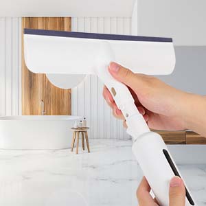 Ergonomisk SparkleGuard vinduesvasker for stribefrie vinduer. Hurtig og effektiv glasrens til hjemmet.
