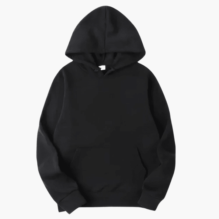Stilfuld herre hættetrøje i varm sweatshirtstof, perfekt til afslappet hverdag og mode.