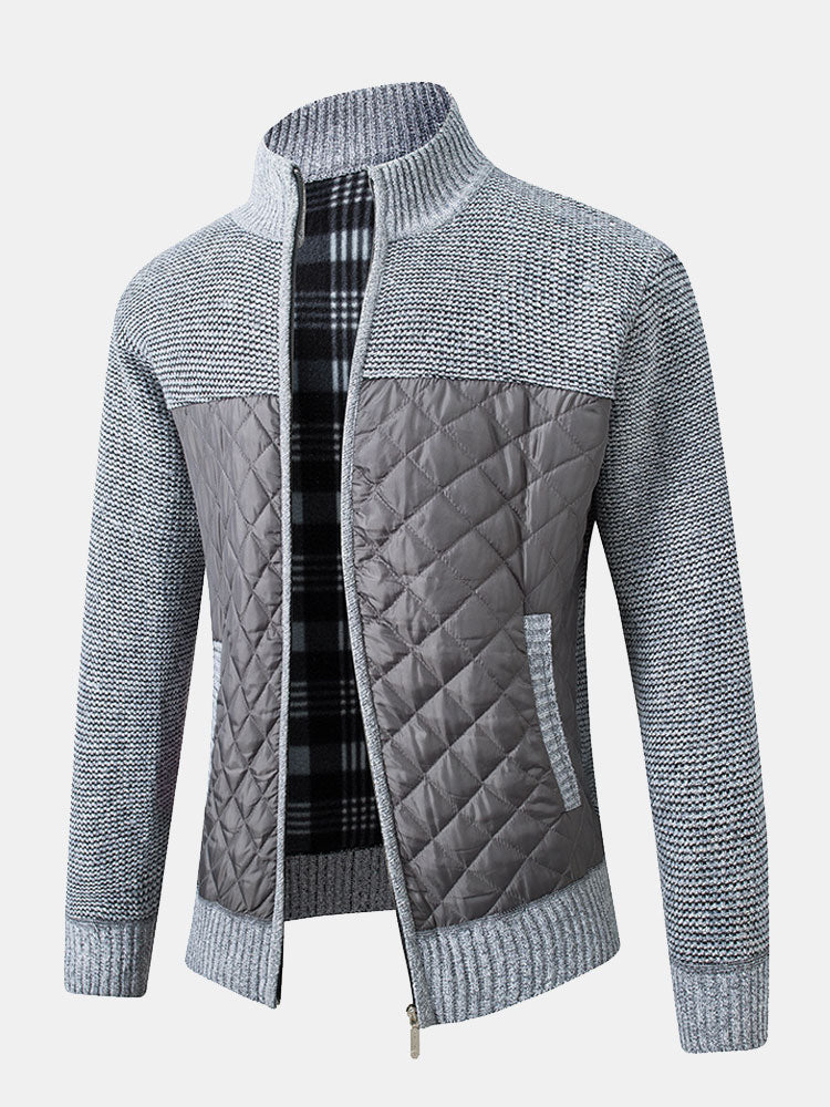 Tidløs ternet herre sweater slim fit. Stilfuld og elegant til enhver lejlighed, perfekt til den modebevidste mand.