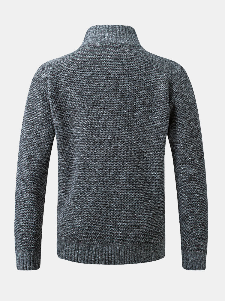 Alsidig herre ternet sweater slim fit med et trendy mønster. Ideel til urban stil og elegant komfort.