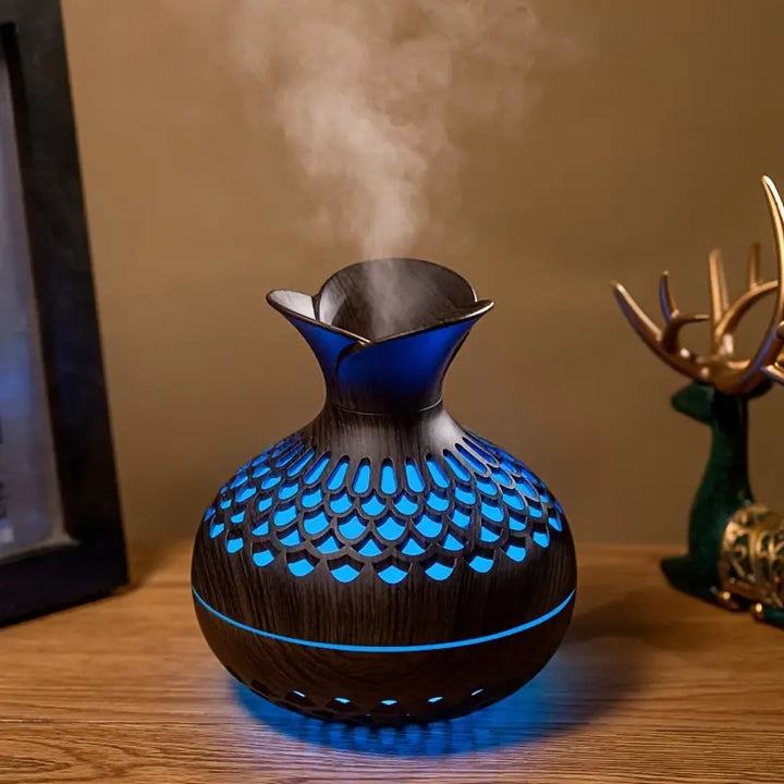 Hjemmets duft diffuser for afslapning og stress reduktion. Skaber velduft og forbedrer luftfugtighed.