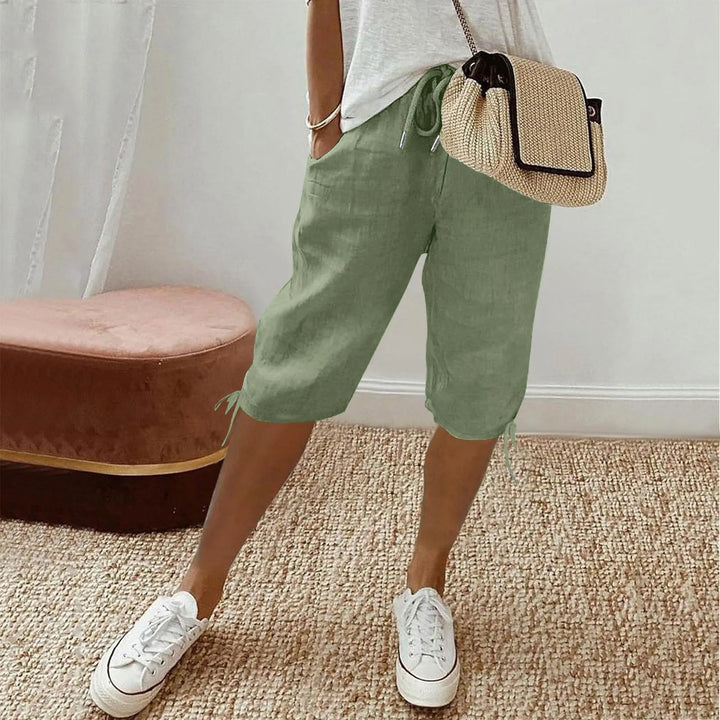 Bløde sommershorts med løs pasform, perfekte til afslappede sommerdage.