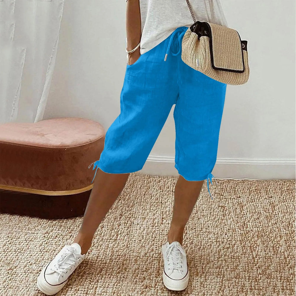Komfortable sommershorts med elastisk talje. Ideelle ferieshorts til varme dage.
