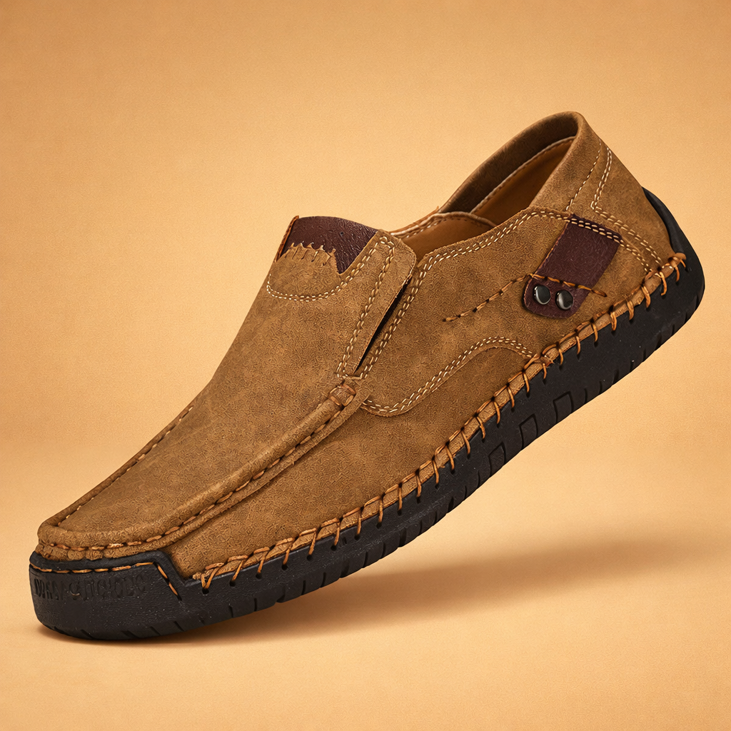 Elegante, moderne slip-on sko til mænd; letvægts herresko for ultimativ komfort.