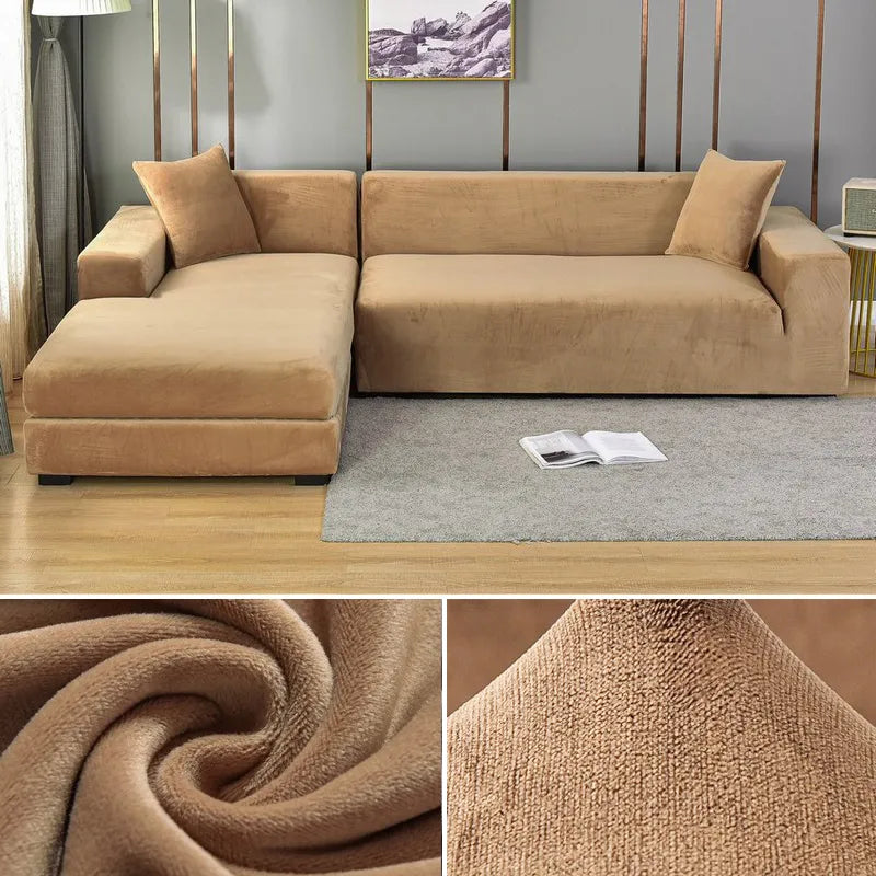 Moderniser din stue med dette strækbetræk; elegant look og nem installation på enhver sofa.
