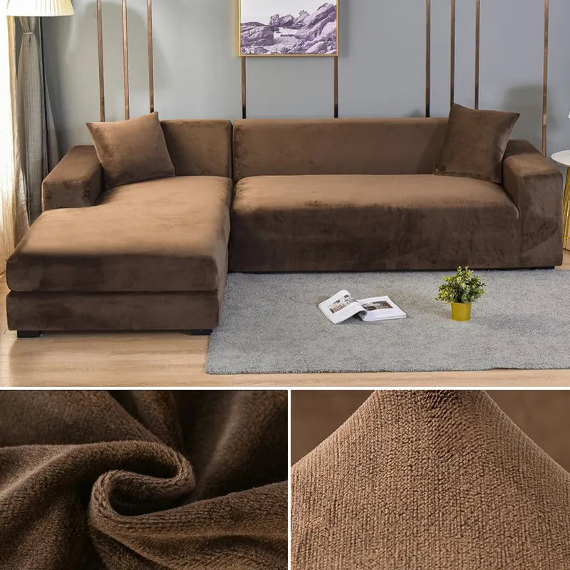 Alsidigt elastisk sofabetræk sikrer perfekt pasform og forvandler din gamle sofa øjeblikkeligt.