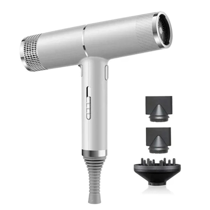 Kraftfuld SwiftDry magnetisk hårtørrer for hurtig og effektiv hårstyling med et skånsomt touch.