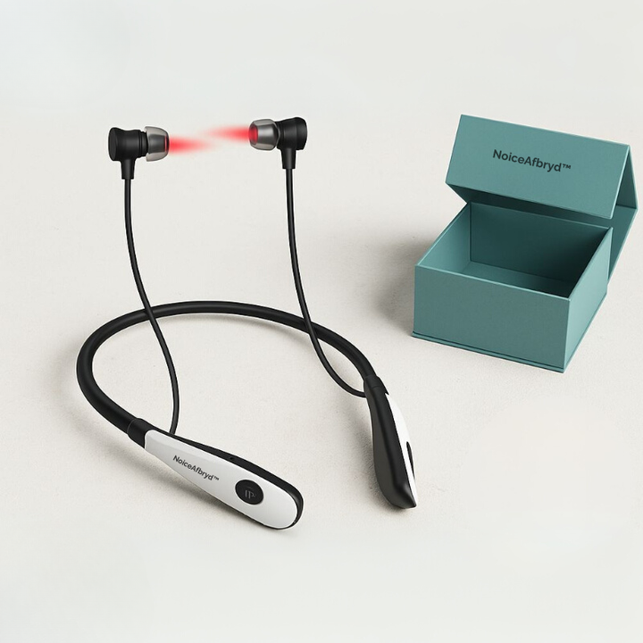 Effektiv rødlysterapi enhed til lindring af tinnitus symptomer og fremme af øresundhed.