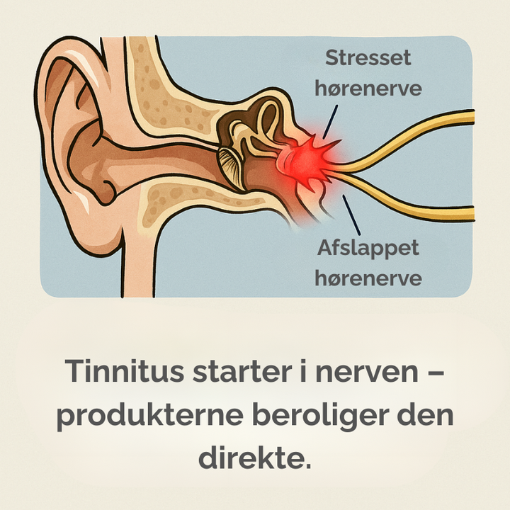 Optimal lindring af øresusen med rødlysterapi enhed, designet for forbedret hørelse.