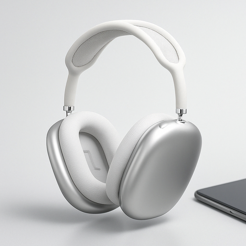 Trådløse Bluetooth over-ear hovedtelefoner med aktiv støjreduktion (ANC) for ren musiknydelse.