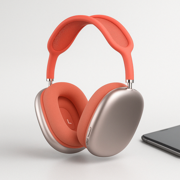 Avancerede trådløse Bluetooth hovedtelefoner med støjreduktion og intuitiv betjening.