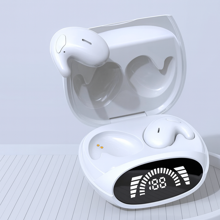 Trådløse HiFi hovedtelefoner med lang batterilevetid, USB-C opladning og støjreduktion for non-stop musik.
