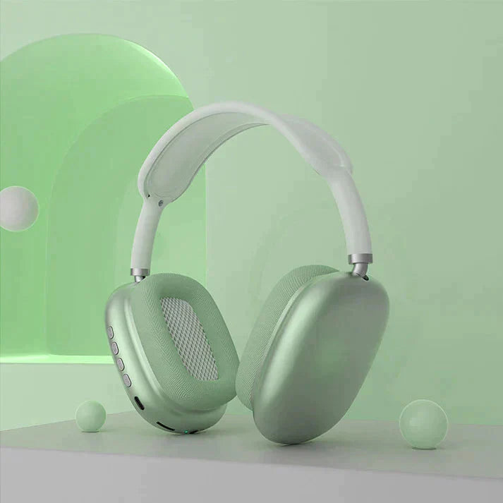 Klar HiFi lyd og effektiv støjreduktion i disse trådløse on-ear headsets.