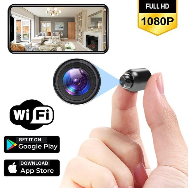Effektivt Full HD hjemmesikkerhedskamera med klart nattesyn og 160° overvågning for tryghed.