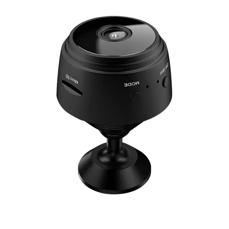 "Trådløst HD-bakkamera med 6 LED'er for nattesyn, magnetisk montering, 1080P video og kompakt design til køretøjer."