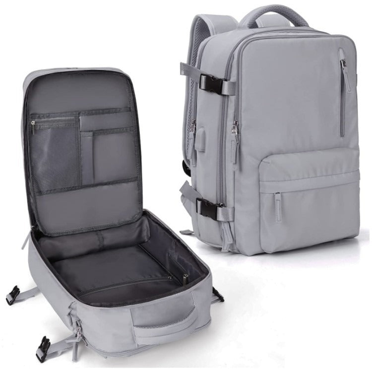 TrekVault laptop rygsæk med computer & bøger. Smart hverdagstaske og pendler rygsæk med sikker opbevaring.