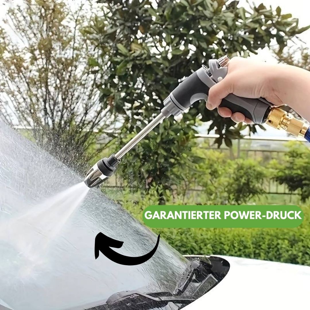 Universal Turbowasher højtryksdyse til haveslange; perfekt til bilvask og højtryks rengøring af have og indkørsel.
