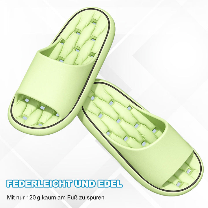 Bløde EVA-hjemmesko med sky-komfort. Ergonomiske unisex sko, ideelle som badesko og til afslapning.