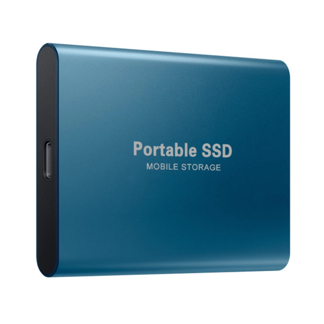 UltraVault SSD med synligt logo og USB-C port, klar til hurtig dataoverførsel.